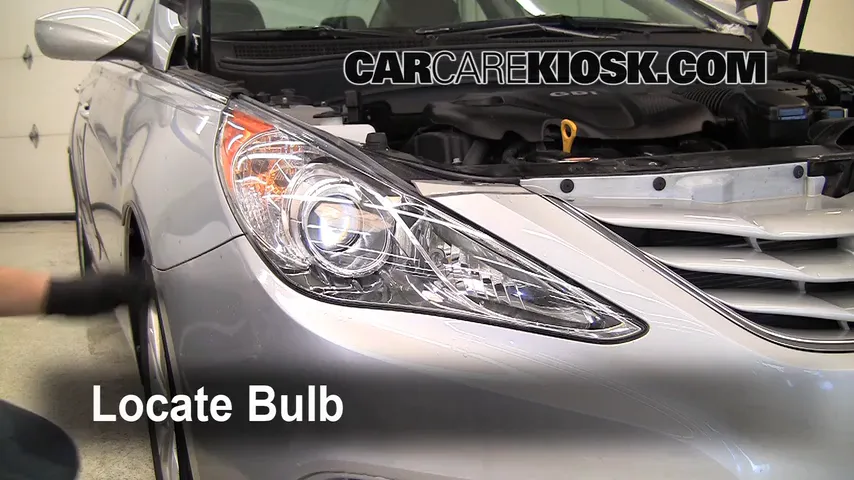 2011 Hyundai Sonata GLS 2.4L 4 Cyl. Lights Daytime Running Light (replace bulb)